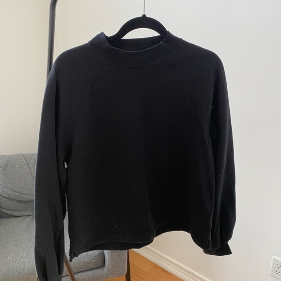 Abercrombie Black Mock Neck Sweater - Picture 1 of 2